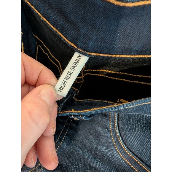 RAG AND BONE High Rise Skinny Jeans Indigo Dark wash Womens 30 - Picture 6 of 9